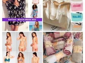 Summer 2022 Lot - Beach bags, bikinis, sarongs, beach dresses