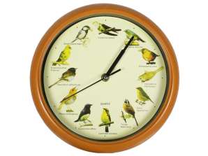 Genius Ideas Horloge murale Birdsong Design