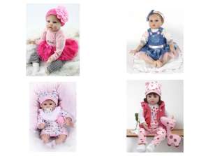 Насипна оферта: Колекция от 500 разнообразни преродени бебешки кукли, чисто нови, готови за търговия на дребно