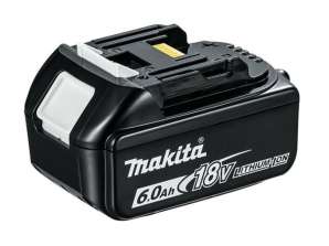 Makita BL1860B 18V/6.0Ah Li-Ion Battery - Ensemble combiné d'outils portatifs sans fil et avec fil