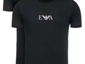 Emporio Armani Herren T-Shirt 2er-Pack für Männer - Sortierte Designer T-Shirts - 100% authentisch