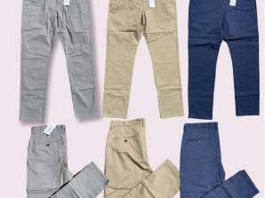 Mens Chino Long Pant Trousers Jeans Cotton Slim Stretch Skinny - Casual Wear, Size- 30, 31, 32, 33, 34