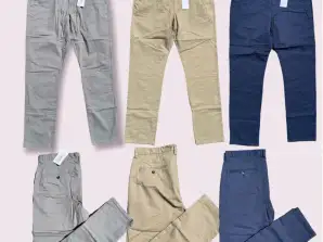 Męskie spodnie Chino Long Pant Jeans Cotton Slim Stretch Skinny - Casual Wear, Rozmiar-30, 31, 32, 33