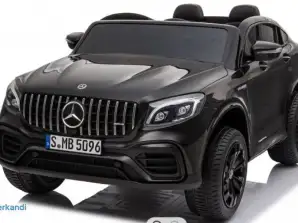 Mercedes GLC vožnja na | Sjajna crna | Djeca s električnim miniautomobilom
