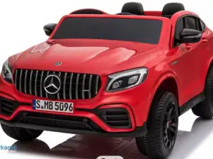 Mercedes GLC viaja en | Rojo brillante | Coche eléctrico para niños