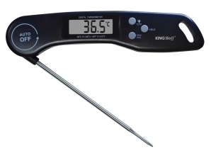 Thermomètre alimentaire professionnel pour la précision culinaire - rétroéclairage et affichage rotatif