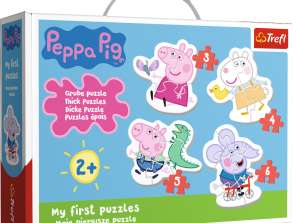 Puzzle 36086 - Baby Puzzle - Peppa Pig 3-6 dielikov