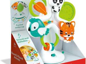 Baby activity wheel with animals