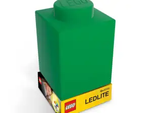 LEGO® Classic - Lampka nocna z silikonu Lego - Kolor zielony