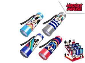 Disney Mickey Mouse   Taschenlampe LED im Display 4 verschiedene Designs