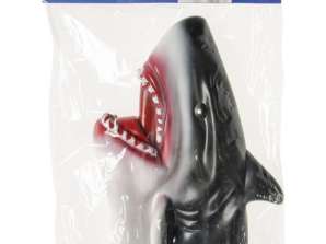 Mano Puppet Tiburón Negro-Blanco 17 cm