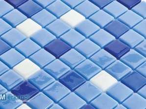 Mosaikglasfliseblanding til svømmebassiner og vådområder H 002
