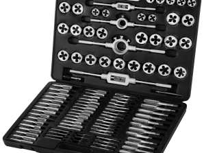 Set of 110 PCS KRAFTMULLER Tungsten Steel Taps and Dies for Precision Threading