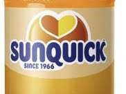 Sunquick Orange sirup koncentrat 700 ml, 6 flasker/kartoner - 120 kartoner/palle