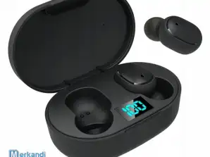 WIRELESS HEADPHONES WITH DISPLAY E6S TWS BLUETOOTH GOOD SKU:129 (stock in Poland)