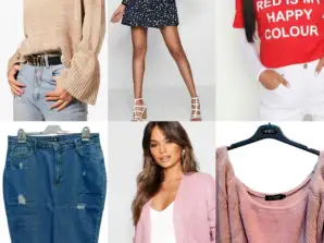 Assortiment Lot Mix dameskleding van Europese merken voor groothandel