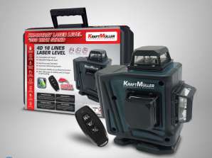 16-Line 4D 360° Laser Level with Stand and Green Technology - KRAFTMULLER