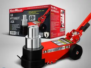 Kraftmuller 60T Industrial & Agricultural Hydraulic Lifting Jack - Exceptional Capacity and Mobility