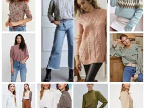 Raznovrsno pakiranje ženske odjeće za jesen: Mješavina europskih robnih marki na veliko