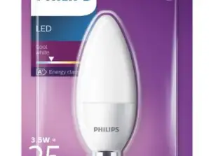 Philips LED-lys, E14, 3.5W 4000K 290lm