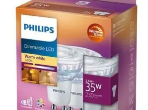 PHILIPS LED GU10 4.0W 250Lm WW