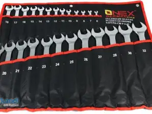 OX-3221 Onex Ring-Spanner Set CR V - 25 pieces - 6-32mm - CVR