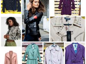 Női szezonális kabátok csomagja - különféle márkák és stílusok