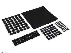 133-Piece Set of Self-Adhesive Protective Rubber Pads for Furniture | Noise Reduction & Floor Protection