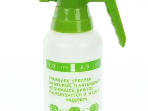 FT-671 Fighter Tools Plastic Pressure Sprayer 1 Liter - White/Green