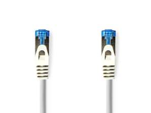 Network cable Cat 6a SF / UTP RJ45 male 2m gray