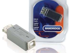 USB 2.0 USB A ženski do B ženski adapter siva