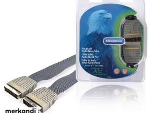 5m Male SCART Video Cable Blue