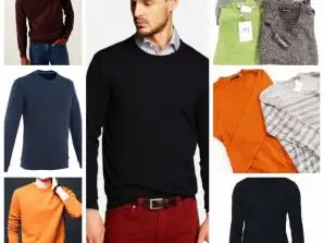 Assorted Lot Men's Sweaters, New Clothing - European Distribution Brands - Men's Size XS-XXL