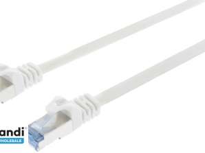 Network Cable CAT6a S / FTP RJ45 (8P8C) Male 3m White