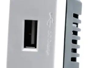 USB strömförsörjning 5V 2A 4,5x2x4,5cm kompatibel Vimar Plana