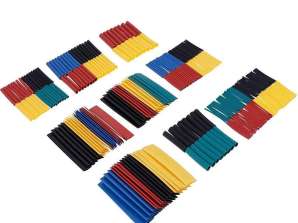 Heat shrink tubing kit 328 pieces various sizes and colors