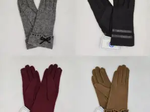 Velkoobchod vlněných rukavic na zimu | Rozmanitost barev a vzorů | Velikosti S-XL