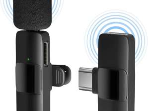 2.4Ghz wireless microphone with USB Type C connector