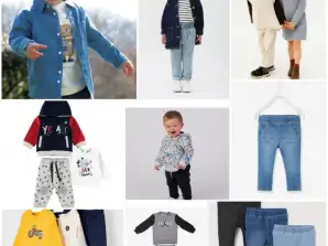Prekinių ženklų kūdikių ir vaikiškų drabužių derinys