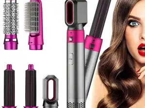 HAIR SET BRUSH CURLER DRYER 5IN1 HIGH QUALITY SKU:387-A (stock in PL)