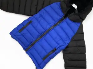 Veste d’hiver d’automne pour enfants avec capuche # M05 Veste matelassée agréable et chaude