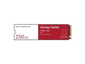 WD Rød SSD M.2 250GB SN700 NVMe PCIe 3.0 x 4 WDS250G1R0C