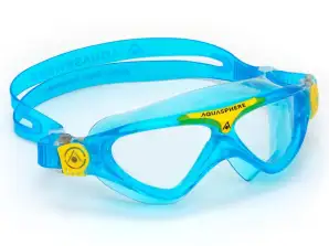 AQUA SPHERE PHELPS SWIMMING MASK VISTA JR AQUA YELLOW MS5084307LC