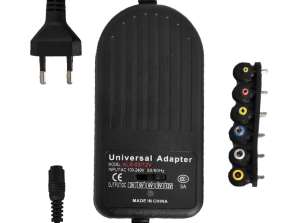 Justerbar strömförsörjning från 3V till 12V 3A max med USB-utgång