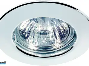 Paulmann Quality recessed luminaire rigid max.50W 12V GU5,3 51mm chrome/Stah