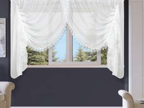 CURTAIN READY 250x400 VOILE GUIPURE TAPE LG 11-250