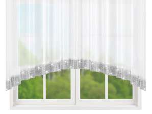 READY-MADE CURTAIN VOILE ZIRCONIA BOW 120x300 L 249-3