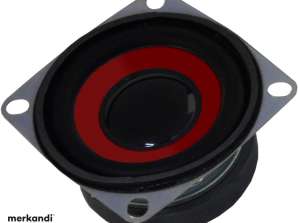 Loudspeaker 5W 4 Ohm 5x5x2.5cm red