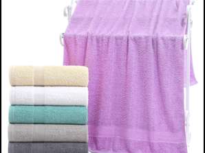 SET OF TOWELS 50X100 THICK COTTON TERRY 500g 6 PIECES 01-43