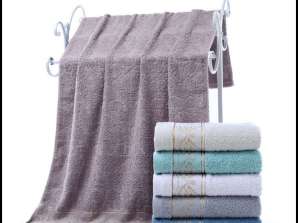 SET OF TOWELS 50X100 THICK COTTON TERRY 500g 6 PIECES 01-65